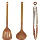 5Five Set 3 Utensili Cucina Toscana Rosa