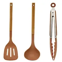 5Five Set 3 Utensili Cucina Toscana Rosa