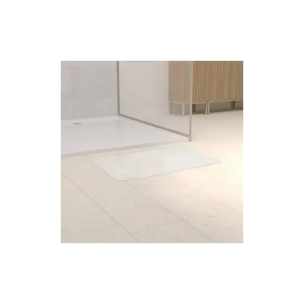 5FIVE Tappeto bagno Strio bianco 50x75 cm