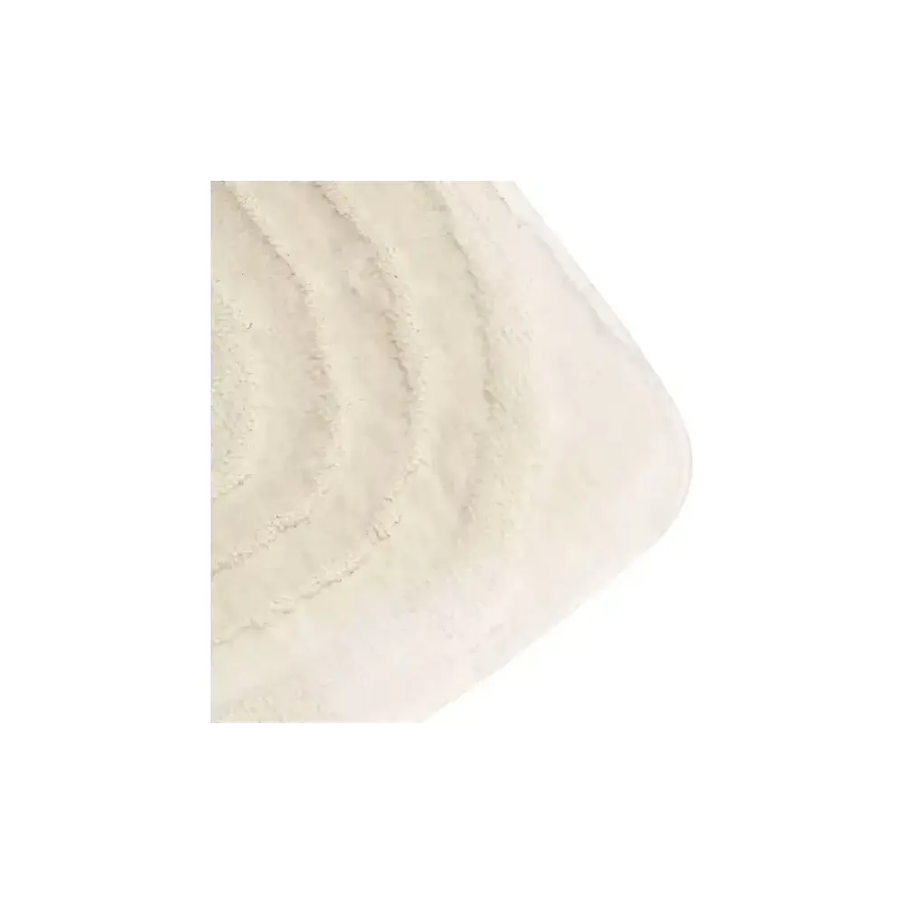 5FIVE Tappeto bagno Strio bianco 50x75 cm