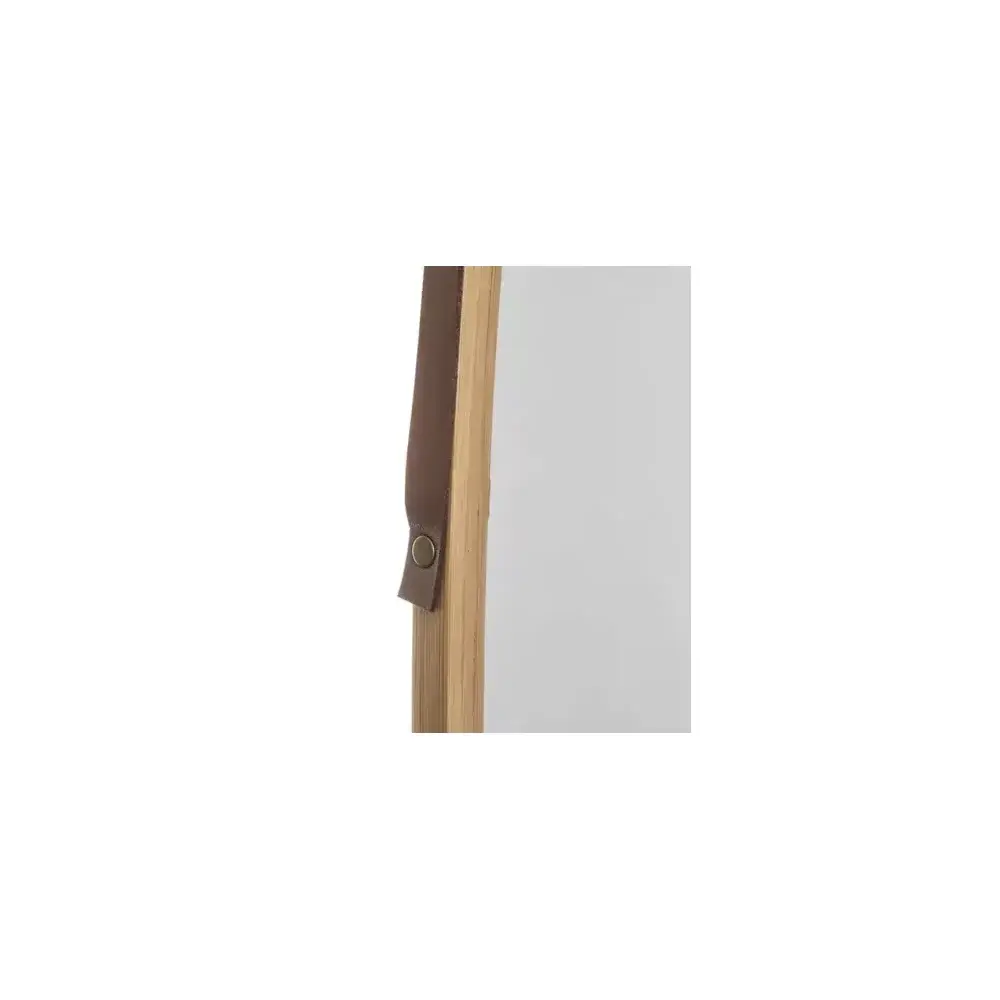 5five Specchio con Appendino Vetro e Bamboo 43x77 cm