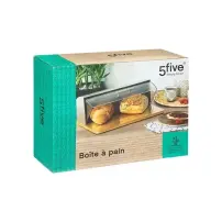 5Five Scatola Porta Pane Cranberry in acciaio inox