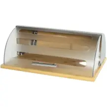 5Five Scatola Porta Pane Cranberry in acciaio inox