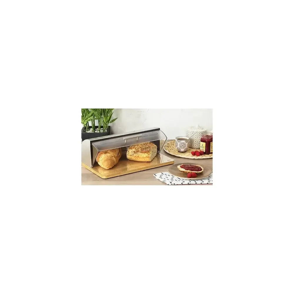 5Five Scatola Porta Pane Cranberry in acciaio inox