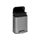 5FIVE Pattumiera a Pedale 5 L Inox Grigio