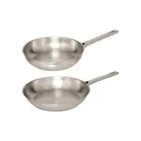 5FIVE Brillance Set 2 Casseruole Inox 16 e 20 cm
