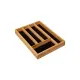 5Five Portacoltelli Bamboo in bambù nero, 5 posti