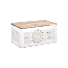5FIVE Scatola Portapane in latta 33x20x15 cm