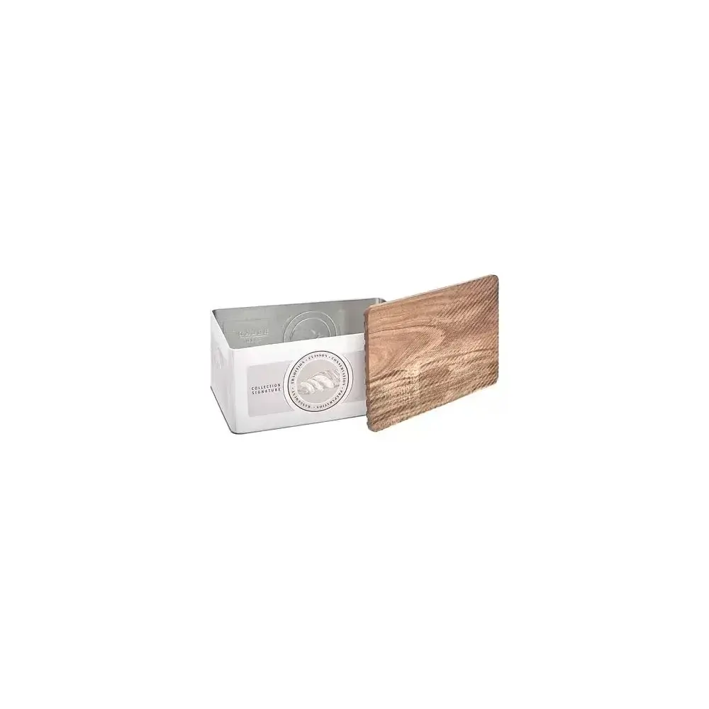 5FIVE Scatola Portapane in latta 33x20x15 cm