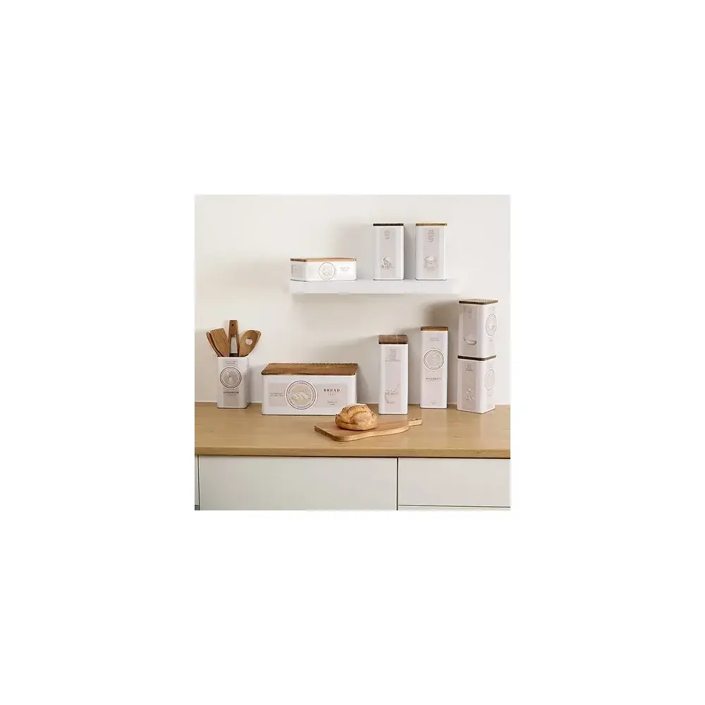 5FIVE Scatola Portapane in latta 33x20x15 cm