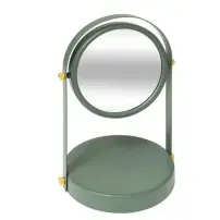 Duo Ficus Specchio Girevole Rotondo 26,5 x 18 x 16 cm