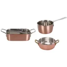 5Five Pentolino forme assortite in acciaio inox