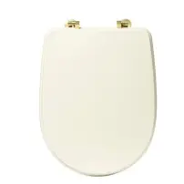 Sedile WC Duo 5FIVE in HDF Avorio 49x36 cm
