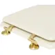 Sedile WC Duo 5FIVE in HDF Avorio 49x36 cm