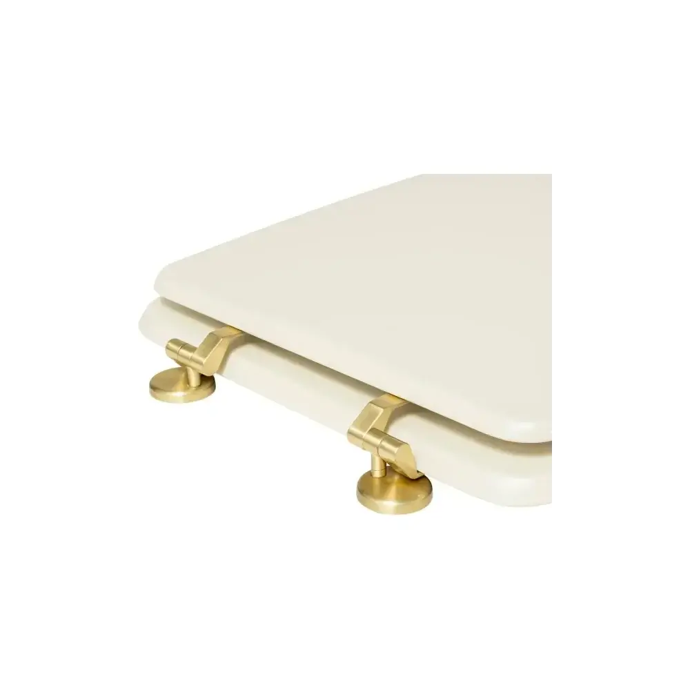 Sedile WC Duo 5FIVE in HDF Avorio 49x36 cm