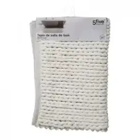 5FIVE Tappeto Bagno 174629A 75x50 Bianco