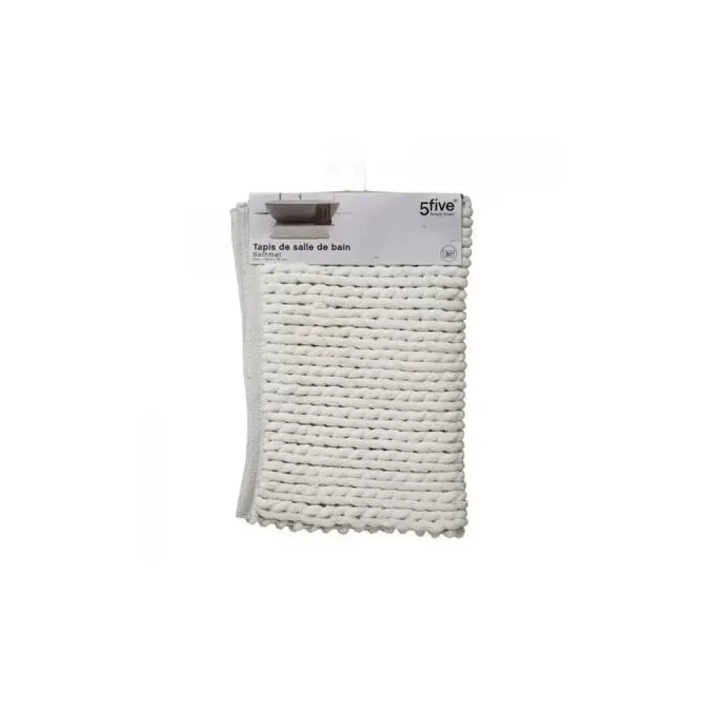5FIVE Tappeto Bagno 174629A 75x50 Bianco