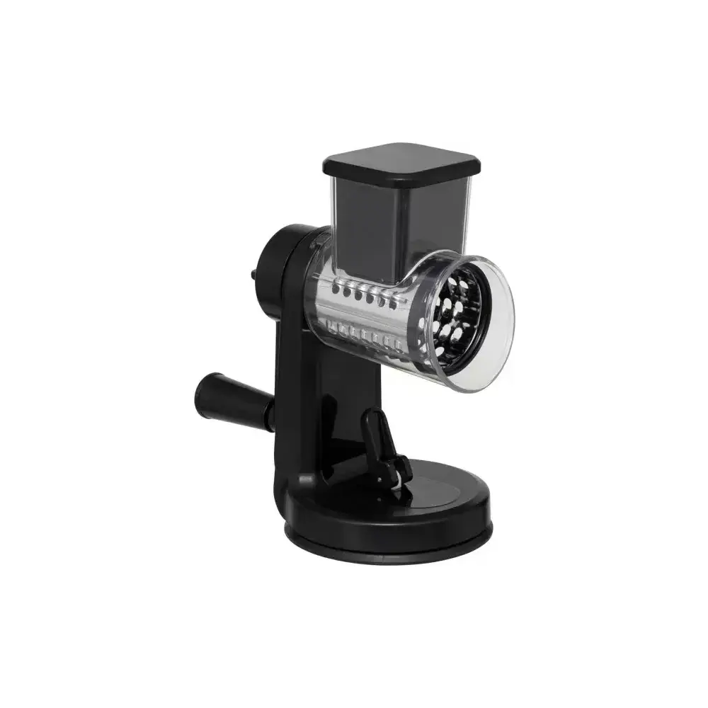 5FIVE Silver Pro Grattugia con Manovella Nero 23,4 cm