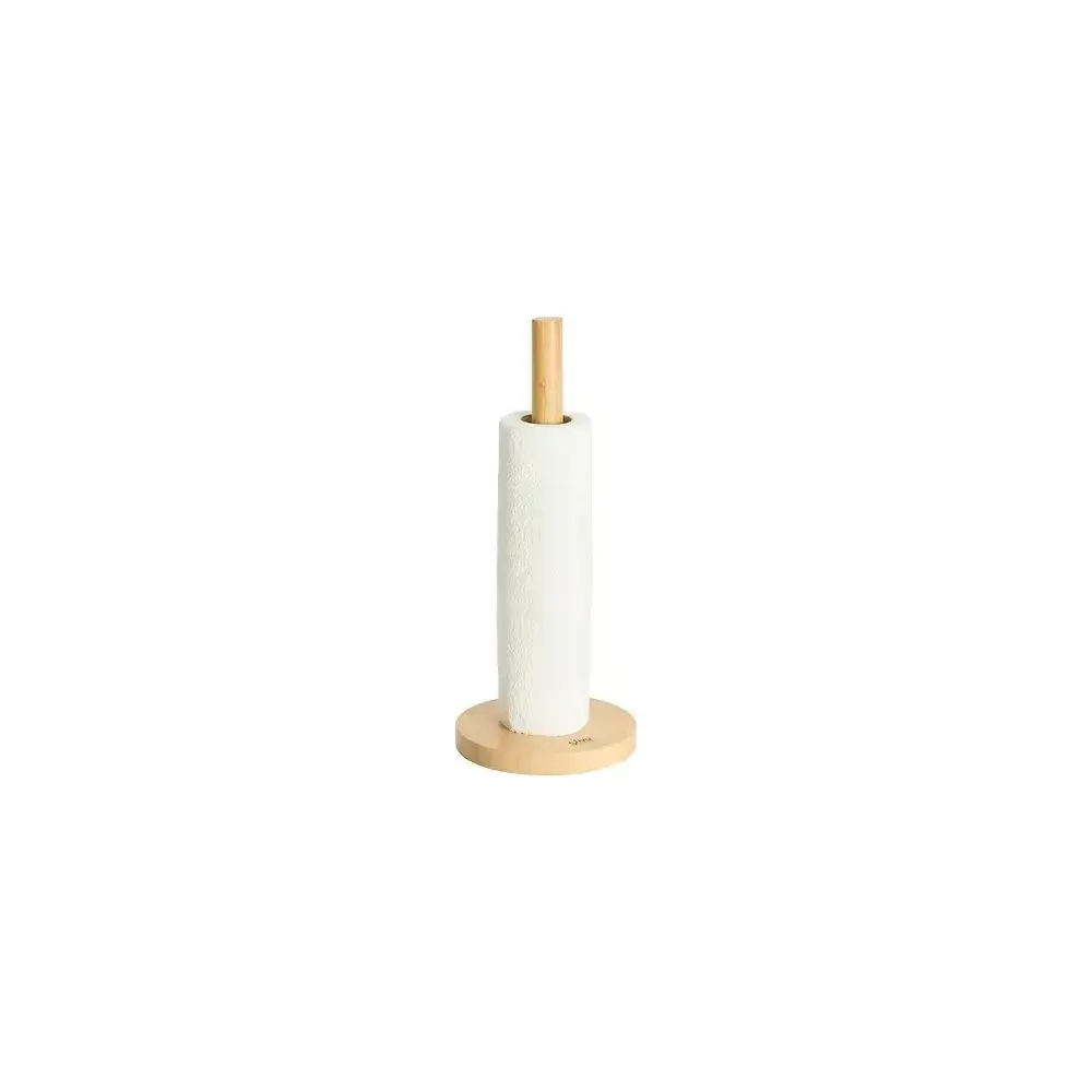 5FIVE Portarotolo Carta Cucina in Bambù H 32 cm