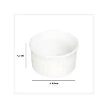 5FIVE Stampino in ceramica bianca 9 cm