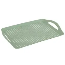5Five Vassoio antiscivolo Poly verde 42x32 cm