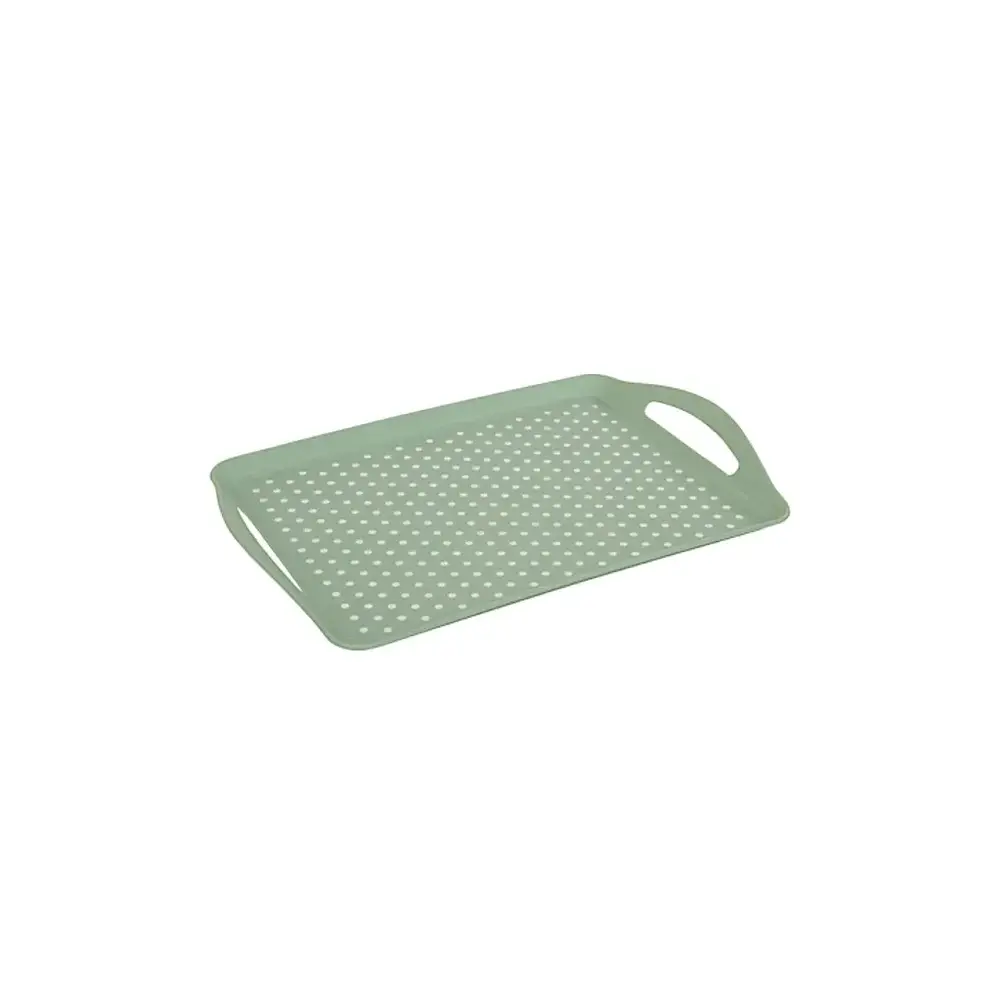 5Five Vassoio antiscivolo Poly verde 42x32 cm