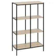 5FIVE Scaffale Aliaj 4 piani metallo e legno 69x32x116