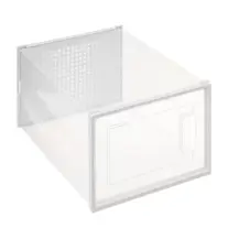 5Five Scatola Portascarpe Plastica Trasparente 35x25x18 cm
