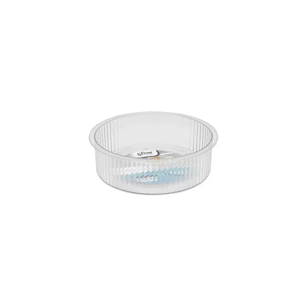 5FIVE Streaks Vassoio Rotante PET Trasparente Ø 25 cm