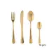 Servizio 16 Posate Acciaio Inox Oro 5FIVE