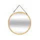 5FIVE Specchio da parete in bamboo Ø38 cm – design rotondo
