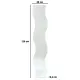 Specchio Da Parete Dolly 121368 Ondulato 20X120 cm, Moderno Design…