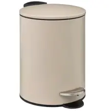 5FIVE Pattumiera 3 Litri Beige – Capacità 3 Litri