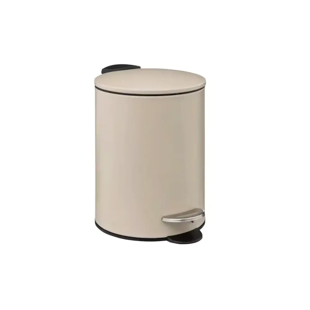 5FIVE Pattumiera 3 Litri Beige – Capacità 3 Litri