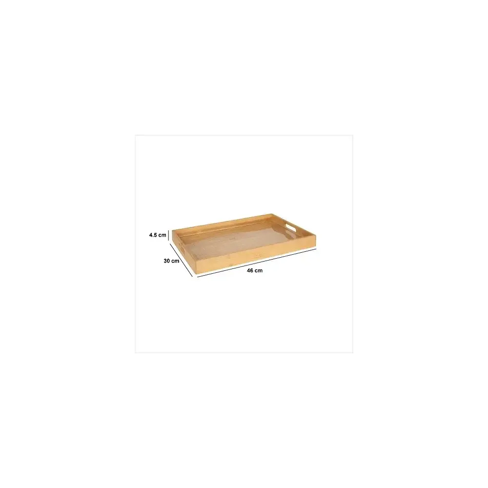 Vassoio Bamboo 46x30 cm Naturale - Portata e Servizio