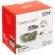 Mini Tritatutto Manuale Gris 5FIVE Polistirene e lame in Acciaio Inox