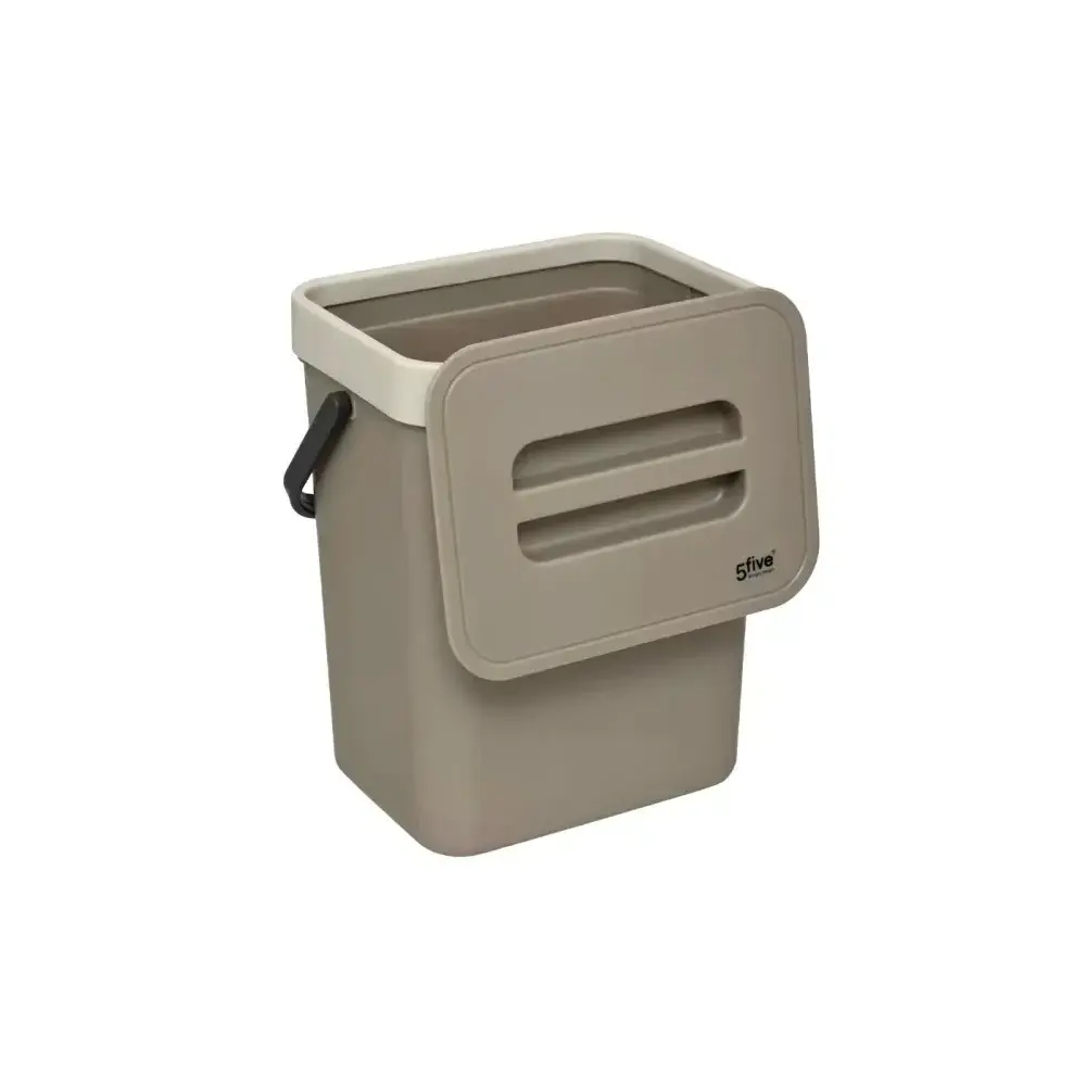 Bidone compost 5L in plastica color talpa - 5FIVE