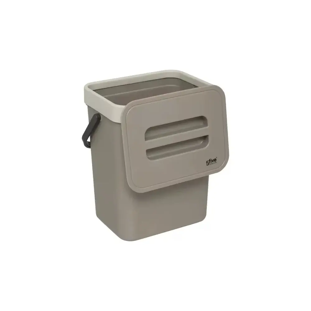 Bidone compost 5L in plastica color talpa - 5FIVE