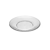 Piatto 5FIVE Estiva 20cm trasparente - plastica di alta qualità