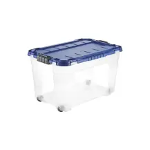Tontarelli Box 4Up 60Lt Trasparente con Ruote
