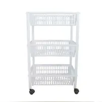 Tontarelli Mito Carrello 3 Ripiani in Polipropilene