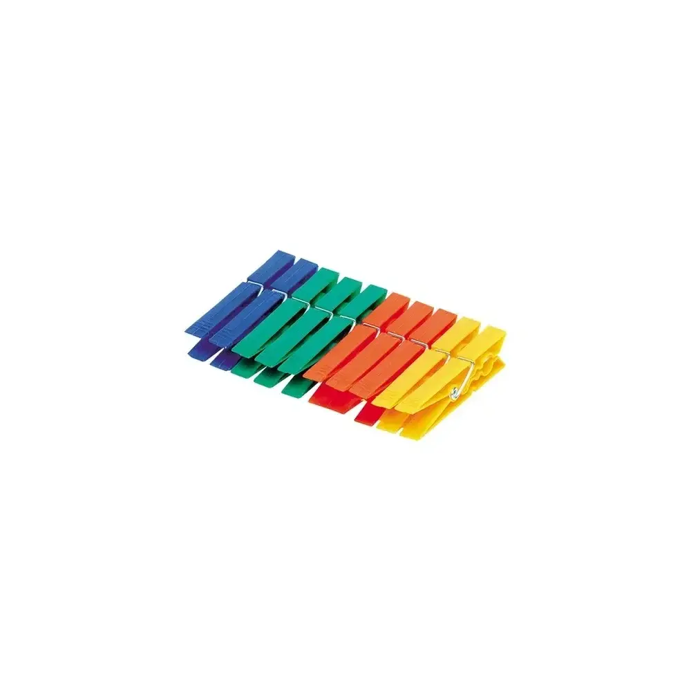 Tontarelli Mollette per Bucato 10 pezzi in plastica resistente