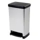 TONTARELLI Pattumiera a Pedale Moda Elite 50L – Argento