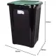 Tontarelli Pattumiera 44L plastica blu – raccolta alluminio