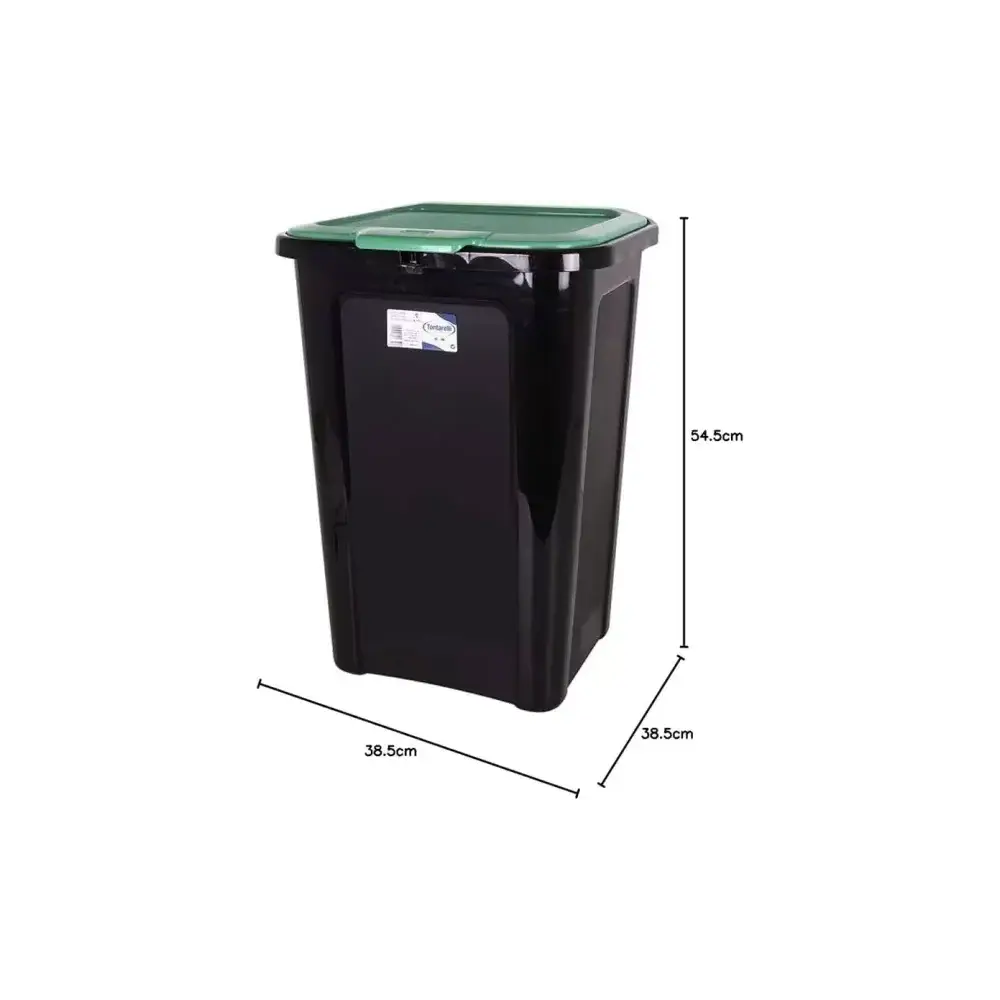 Pattumiera Tontarelli 44L plastica gialla – 38,5x34,5x54,5 cm