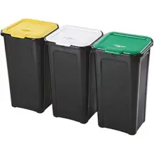 Tontarelli Pattumiera 44L plastica verde – capacità 44 litri