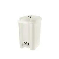 Tontarelli Carolina 30L pattumiera plastica panna