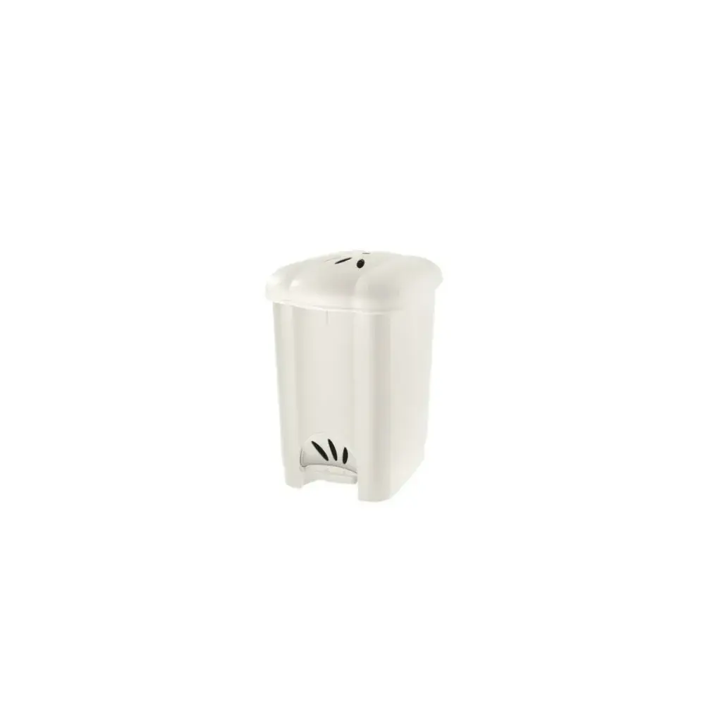 Tontarelli Carolina 30L pattumiera plastica panna