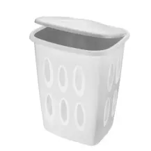 Tontarelli Portabiancheria 45Lt Bianco Senza Fori