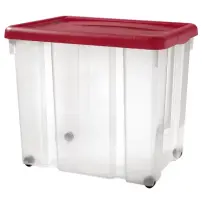 TONTARELLI Puzzle Midy Contenitore Plastica 80 L con Ruote